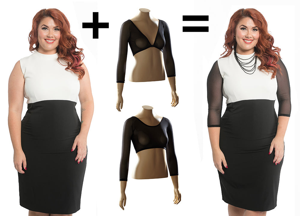 What to Wear Under a Sleeveless Dress When You Want Arm Coverage