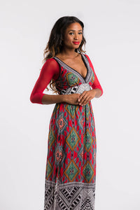 Basic 3/4 Length Red Mesh Sleevey Wonders