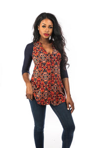 Basic 3/4 Sleeve Navy Jersey Sleevey Wonders