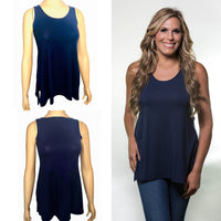 NEW Turnaround Top Navy Jersey Modal