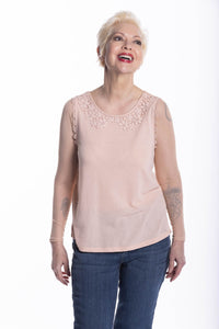 Basic Nude Mesh Long Sleeve Sleevey Wonders