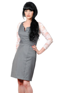 Basic 3/4 Length White Lace Sleevey Wonders