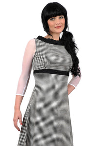 Basic 3/4 Length White Mesh Sleevey Wonders