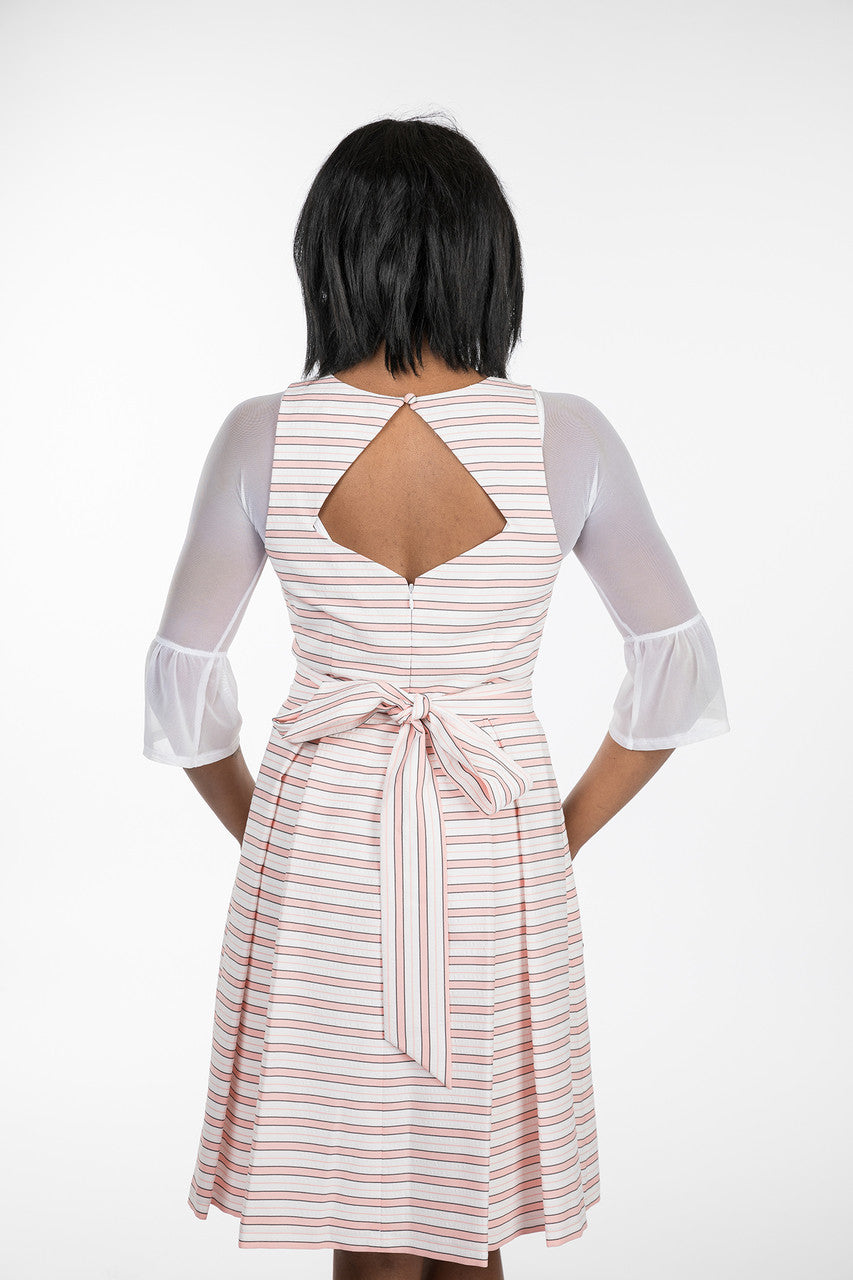 Bell 3/4 Sleeve White Mesh Sleevey Wonders