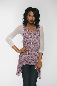 Basic 3/4 Length Ivory Mesh Sleevey Wonders