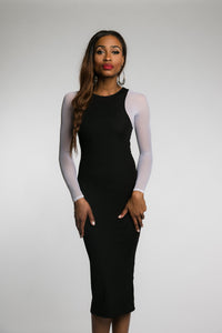 Basic White Mesh Long Sleeve Sleevey Wonders