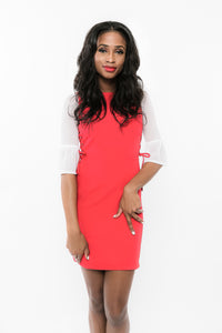 Bell 3/4 Sleeve White Mesh Sleevey Wonders