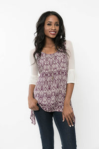 Bell 3/4 Sleeve Ivory Mesh Sleevey Wonders
