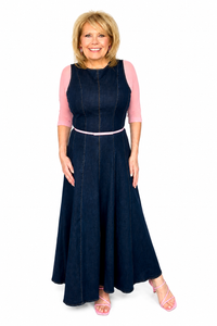 Basic 3/4 Length Blush Mesh Sleevey Wonders - Plus Size