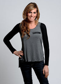Basic Long Sleeve Black Jersey Sleevey Wonders